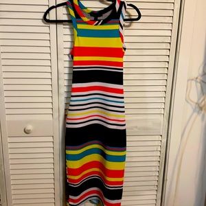 Art rainbow dress.